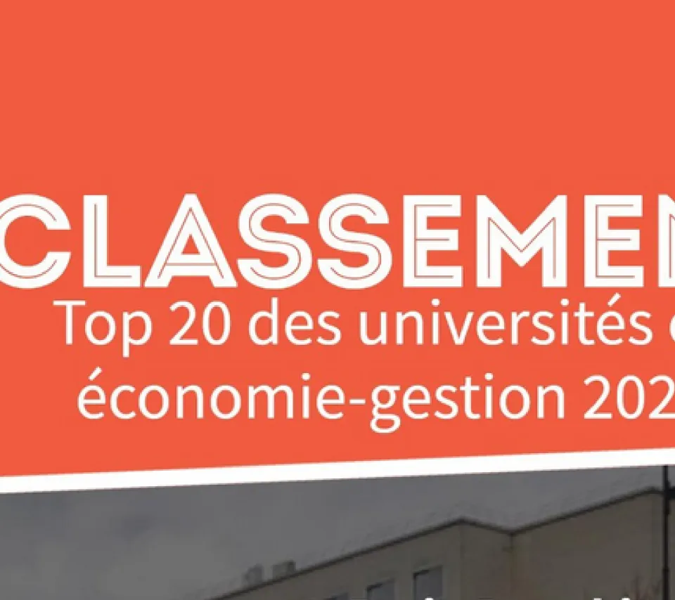 Top 3 Le Figaro Étudiant Distinction Classement Top 20 Universités en Économie Gestion