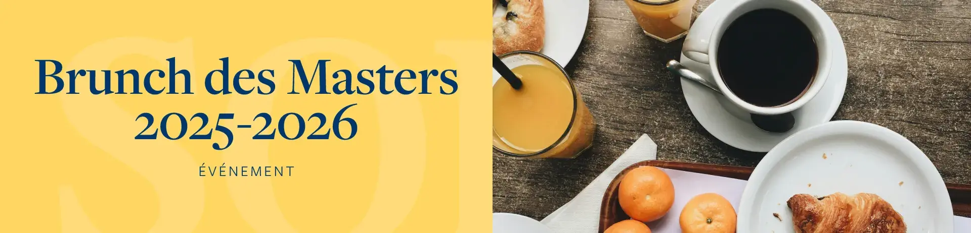Brunch des Masters 2025-2026